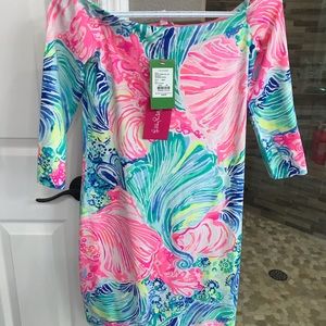 Lilly Pulitzer off the shoulder dress